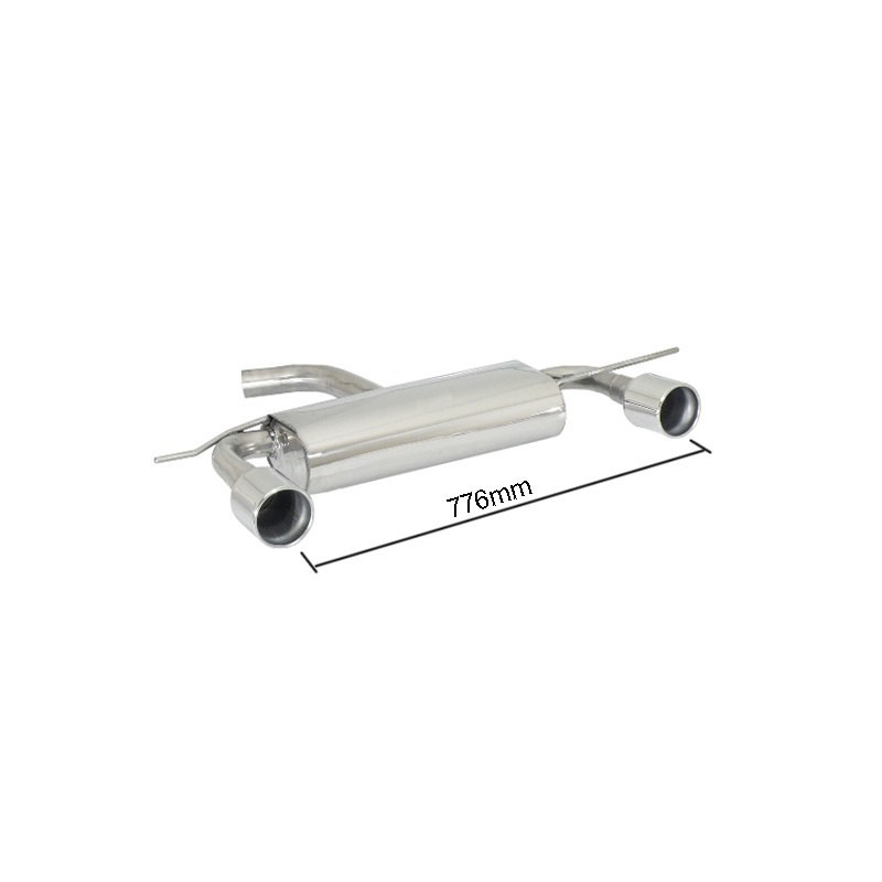 Silencieux arrière Ragazzon pour VOLKSWAGEN Golf VI (10/2008 - 11/2012) 50.0252.06 / Scirocco (13) (08/2008