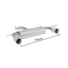 Silencieux arrière Ragazzon pour VOLKSWAGEN Golf VI (10/2008 - 11/2012) 50.0252.06 / Scirocco (13) (08/2008