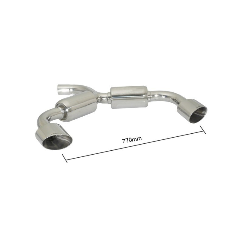 Silencieux arrière Ragazzon pour VOLKSWAGEN Golf VI (10/2008 - 11/2012) 50.0350.12 / Scirocco (13) (08/2008