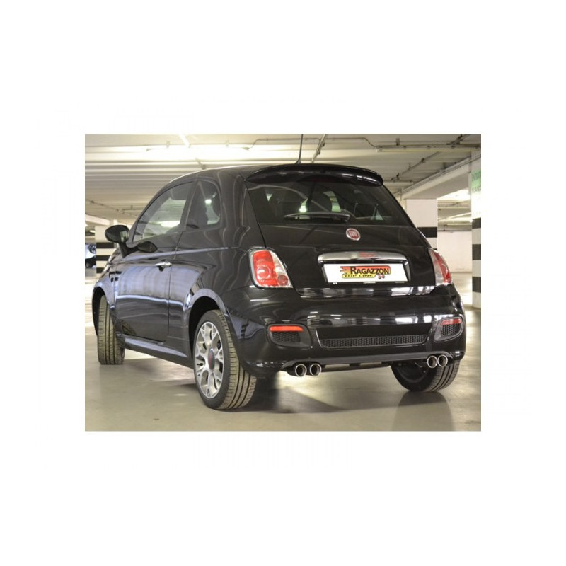 Silencieux arrière Ragazzon pour FIAT 500 C (06/2010 - Aujourd'hui) 50.0446.10