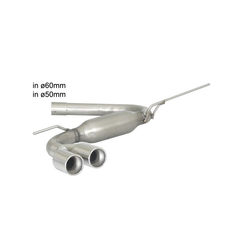 Silencieux arrière Ragazzon pour SEAT Leon III (5F) (09/2012 - Aujourd'hui) 50.0505.26 / VOLKSWAGEN Golf VII (08/2012