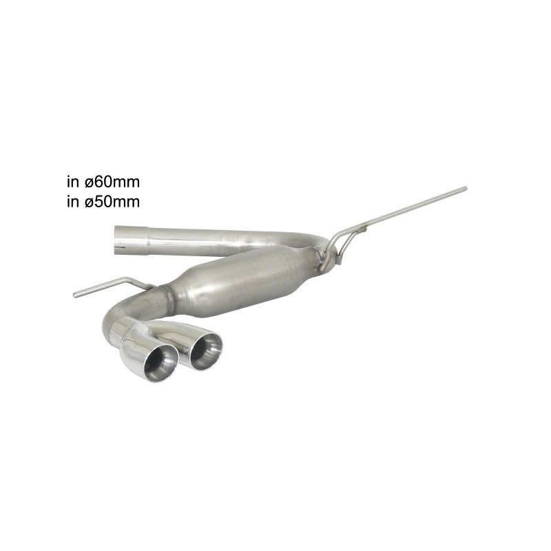 Silencieux arrière Ragazzon pour SEAT Leon III (5F) (09/2012 - Aujourd'hui) 50.0505.56 / VOLKSWAGEN Golf VII (08/2012