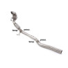 Catalyseur sport Ragazzon pour AUDI S3 (8V) (04/2012 - Aujourd'hui) 50.0874.80 / Sportback (09/2012