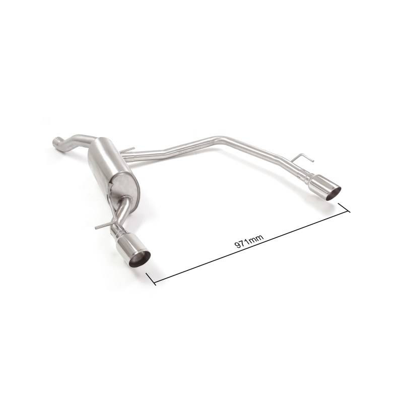 Silencieux arrière Ragazzon pour SEAT Ibiza VII (6F) (01/2017 - Aujourd'hui) 50.0880.60