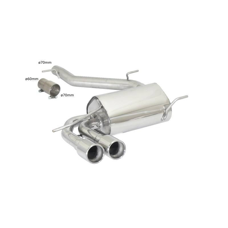 Silencieux arrière Ragazzon pour AUDI S3 (8P) (10/2006 - 08/2012) 50.0916.26