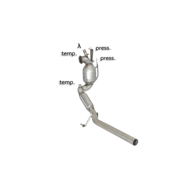 Remplacement FAP Ragazzon pour AUDI A1 (05/2010 - Aujourd'hui) 54.0243.01 / AUDI A1 Sportback (09/2011