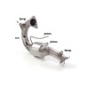 Catalyseur sport Ragazzon pour AUDI Q5 Quattro (11/2008 - Aujourd'hui) 54.0339.01 / PORSCHE Macan (02/2014