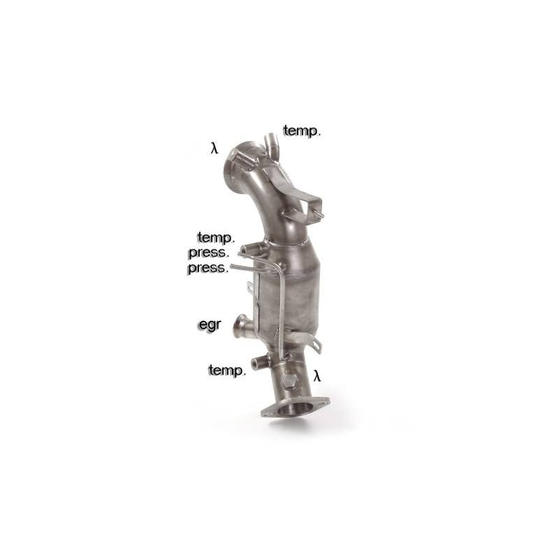 Catalyseur sport Ragazzon pour ALFA ROMEO Giulia (952) (05/2016 - Aujourd'hui) 54.0342.01 / Stelvio (03/2017