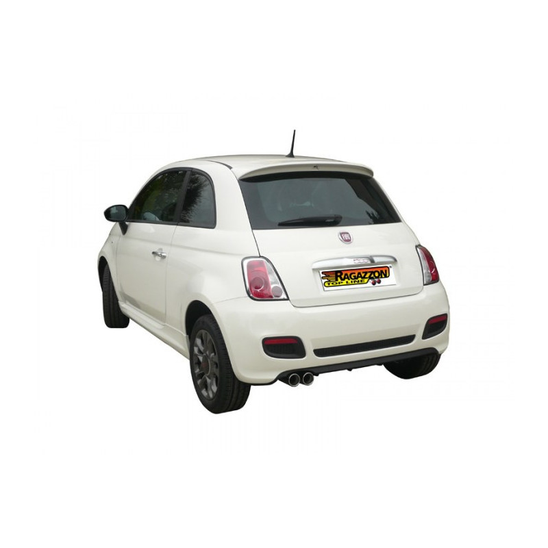 Silencieux arrière Ragazzon pour FIAT 500 C (06/2010 - Aujourd'hui) 58.0609.10