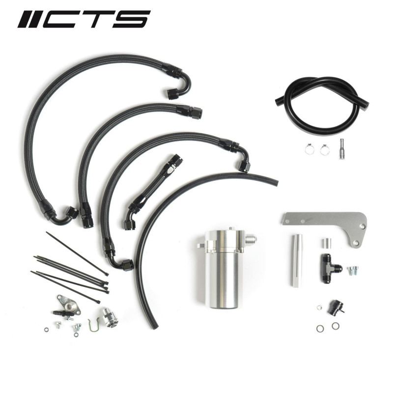Kit Catch Can CTS Turbo: MK6 Golf R, MK2 TT S 8P, Audi A3 (Coperchio punterie in billetta)