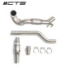 Downpipe + catalizador CTS Turbo para plataforma MQB EA888 gen3 Quattro