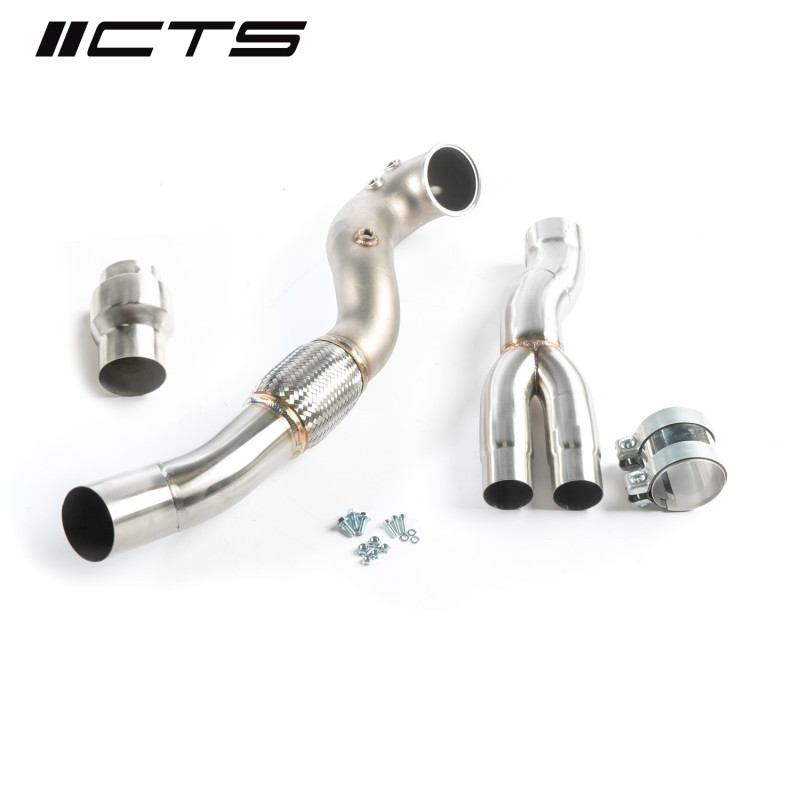 Downpipe + catalizador 89mm CTS Turbo para Audi RS3/TTRS 8V/8Y 2.5T EVO