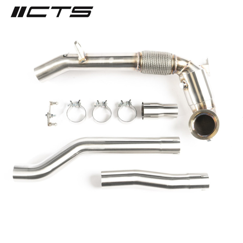 High-Flow Sport Catalytic Converter CTS Turbo: Golf R MK8 & Audi S3 8Y AWD (2022+)