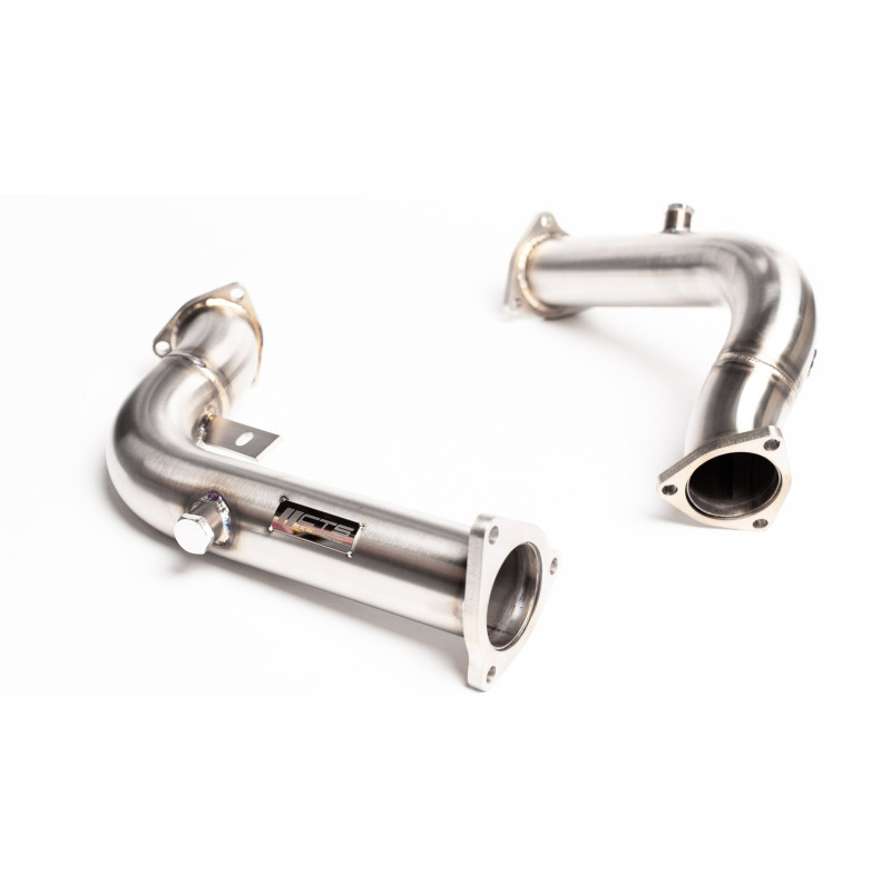 Pair of CTS Turbo decat pipes for Audi S4/S5/Q5 3.0TFSI