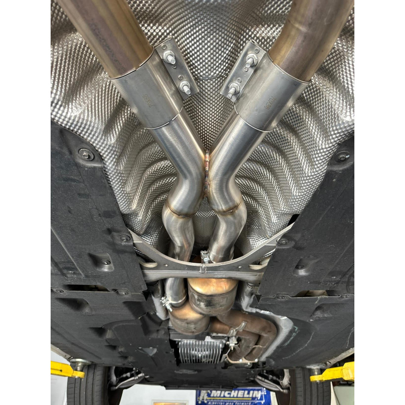 Tubi di eliminazione silenziatore centrale CTS Turbo per BMW X3m /X4m