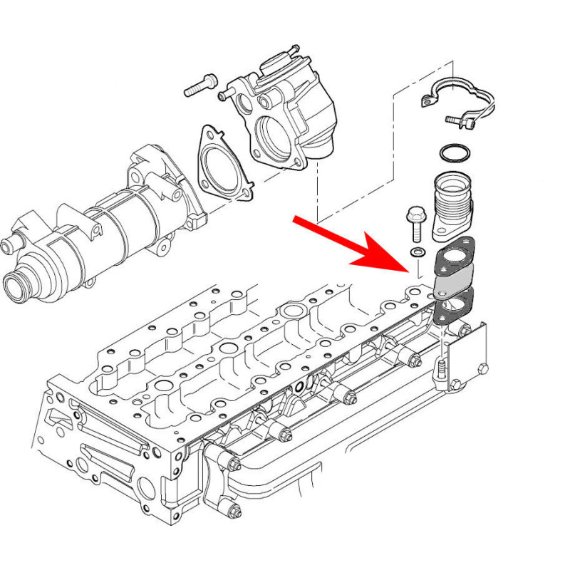 Kit de anulación de válvula EGR DUCATO IVECO BOXER JUMPER 2.3 / 3.0 JTD HDI