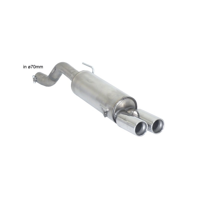 Silencieux arrière Ragazzon pour ABARTH Grande Punto (09/2007 - 12/2010) 50.0464.26 / Punto Evo (05/2010