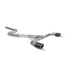 Cat-back Prédator senza silenziatore centrale Scorpion per Volkswagen Scirocco R