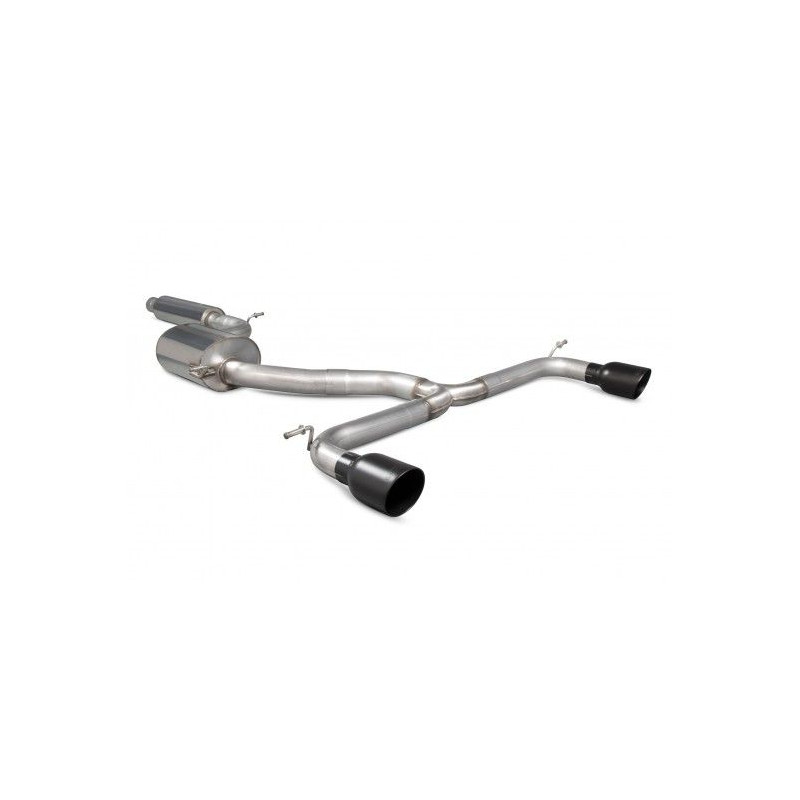 Escape cat-back con intermedio Golf MK7.5 GTi