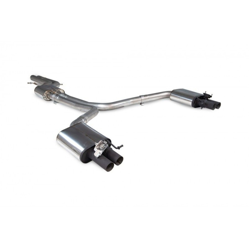 Cat-back con silenciador intermedio RS6 Avant C7