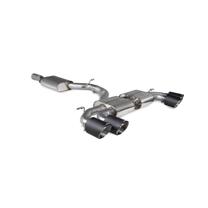 Cat-back con silenziatore centrale Scorpion per Audi S3 8Y Sportback