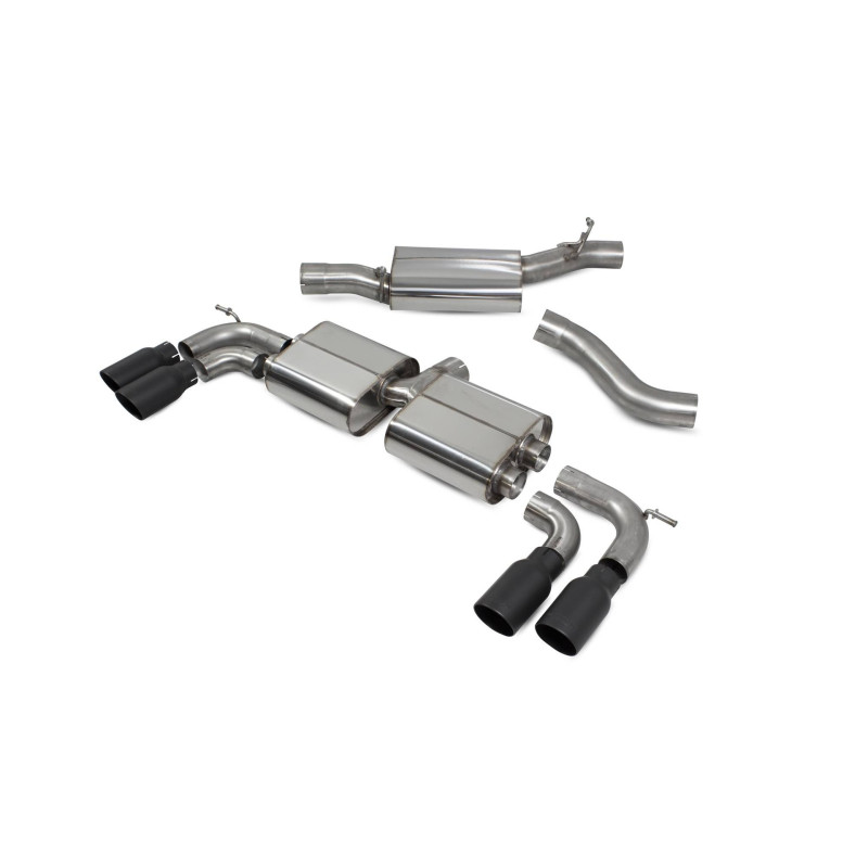 Cat-back con silenciador intermedio Scorpion para Volkswagen Golf R MK8 (FAP)