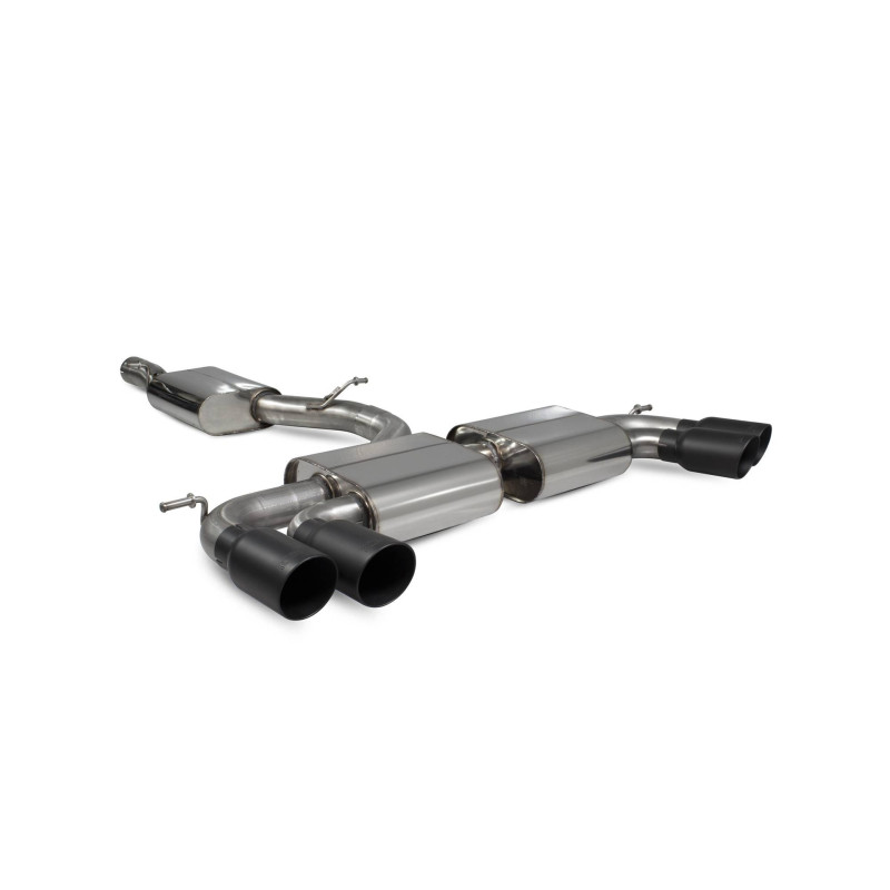 Cat-back con silenciador intermedio Scorpion para Volkswagen Golf R MK8 (FAP)