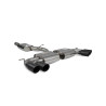 Scarico cat-back con silenziatore centrale Scorpion per Volkswagen Golf R MK8 (DPF)