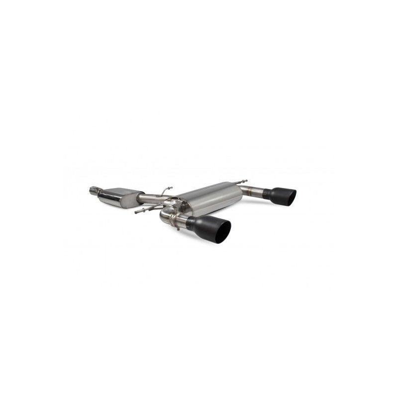 Cat-back Exhaust with Resonator and Valves TT MK3 2.0 TFSi Quattro