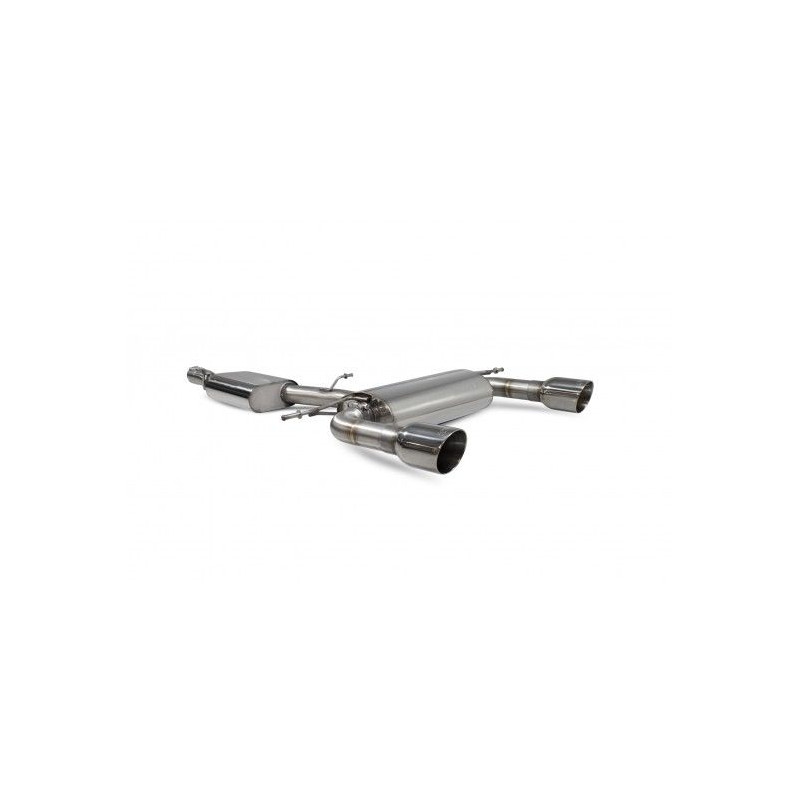 Valveless Cat-back with Resonator TT MK3 2.0 TFSi Quattro