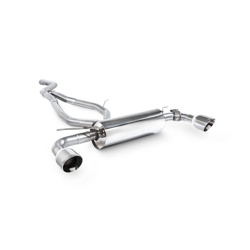 Cat-Back-Anlage mit poliertem Daytona-Endrohr Scorpion für Toyota Supra A90 3.0T (ROW)