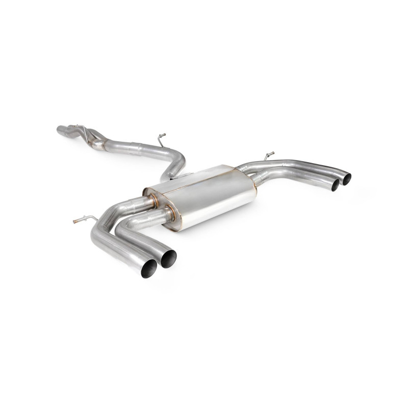 Escape cat-back sin intermedio (sin válvulas) Scorpion para Audi RS3 8Y Saloon