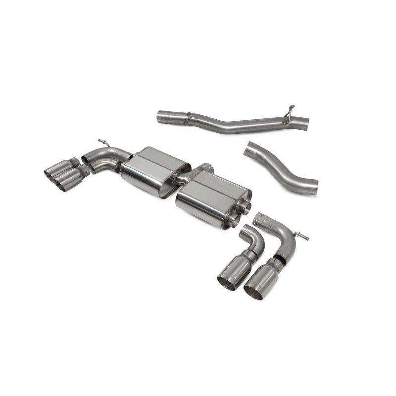 Scarico cat-back senza centrale (non valvolato) Scorpion per Audi S3 3 Porte/Sportback 8V