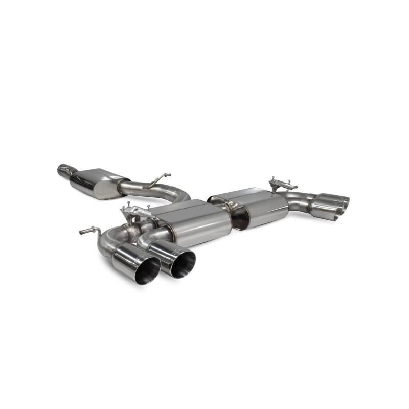 Scorpion Cat-Back Exhaust without Resonator (Valved) for Audi S3 3-Door/Sportback 8V