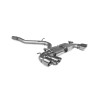 Cat-Back Exhaust Without Resonator (Valved) Scorpion for Audi S3 8Y Sportback
