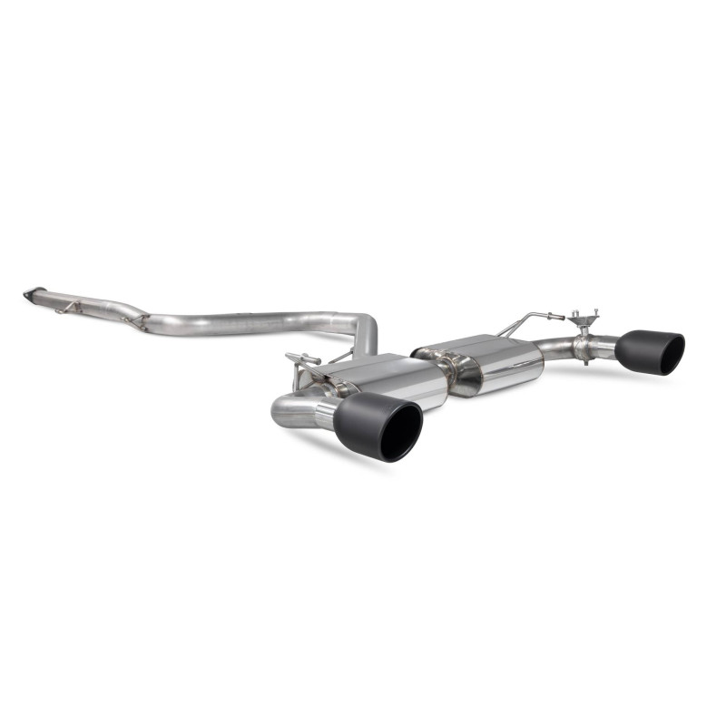 Escape cat-back sin silenciador intermedio (con válvulas) Scorpion para Hyundai i30N Performance (sin FAP)