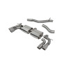 Escape cat-back sin silenciador intermedio (con válvulas) Scorpion para Volkswagen Golf R MK8 (FAP)