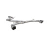 Cat-back exhaust without resonator Predator Scorpion for Volkswagen Golf MK8 GTi Clubsport