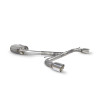 Scarico cat-back senza silenziatore centrale Predator Scorpion per Volkswagen Golf Mk6 Gti 2.0 Tsi & Edition 35
