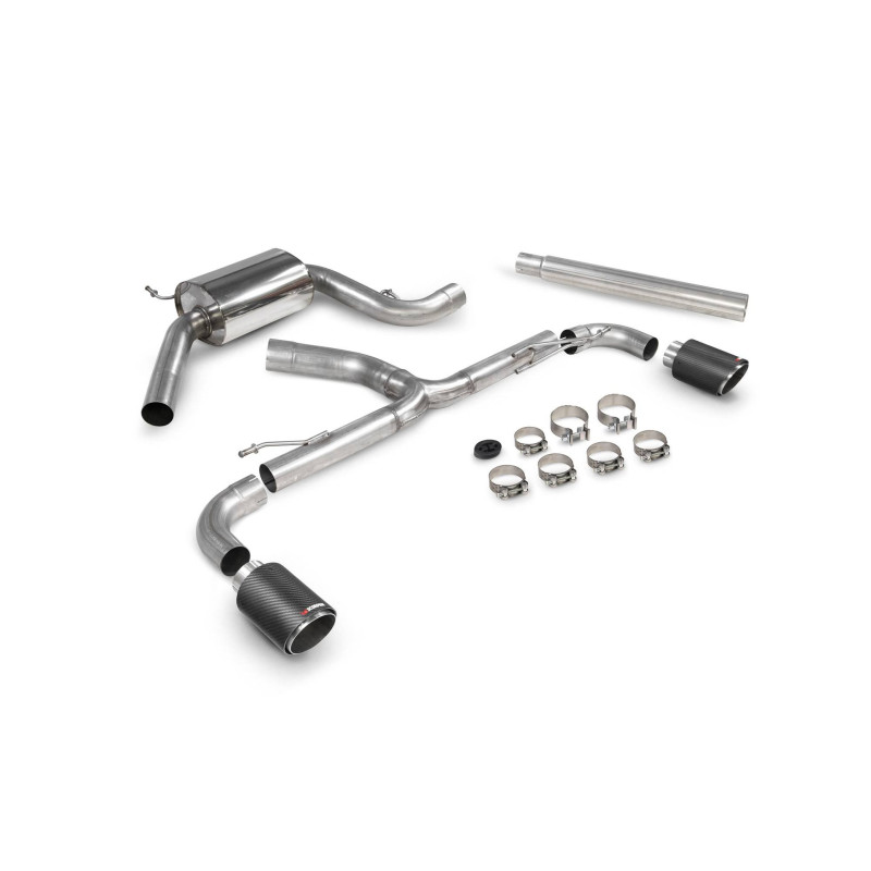 Escape cat-back sin silenciador intermedio Predator Scorpion para Volkswagen Scirocco R