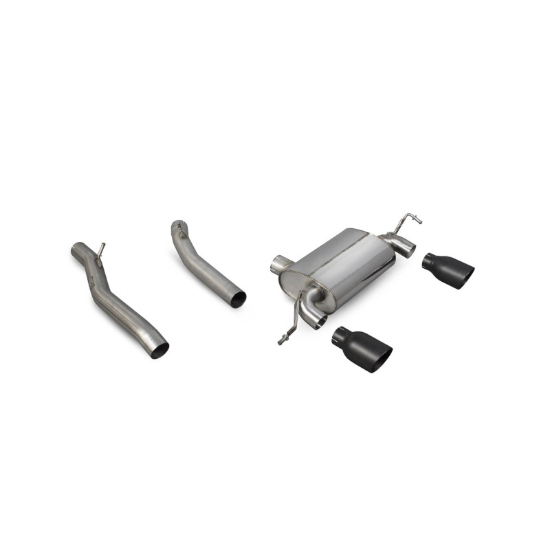 Scorpion cat-back exhaust without resonator for Audi TT Mk1 Quattro Sport