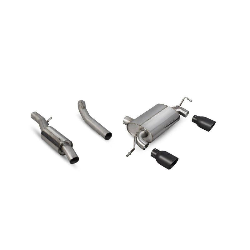 Scorpion cat-back exhaust without resonator for Audi TT Mk1 Quattro Sport