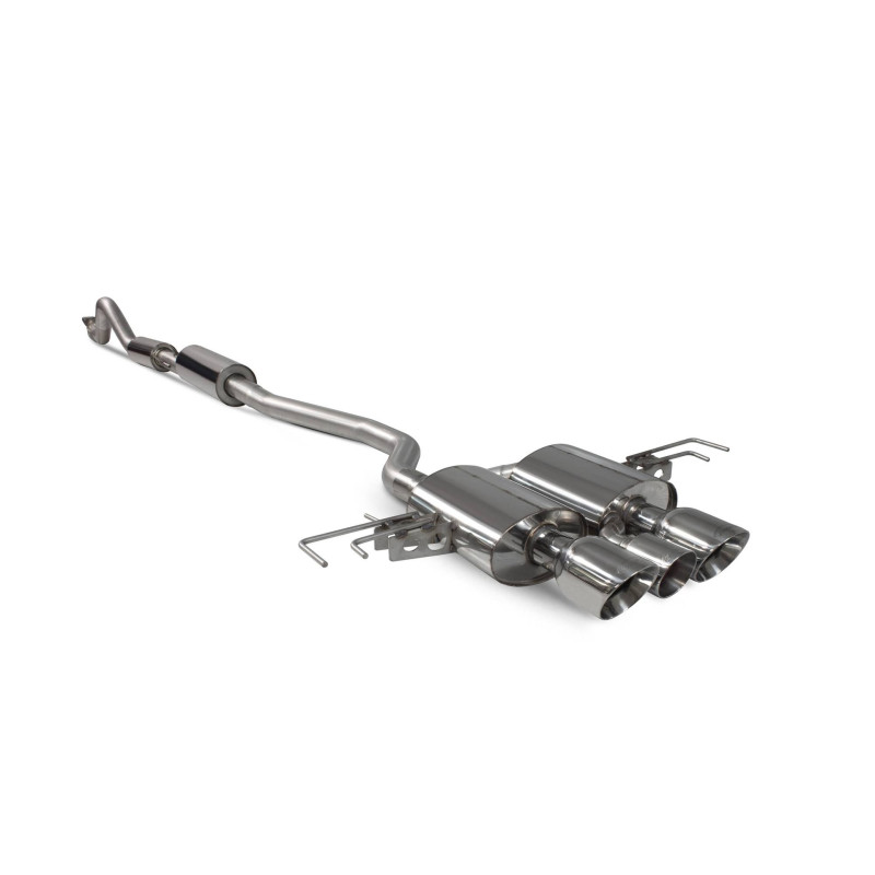 Cat-Back-Anlage ohne Mittelschalldämpfer Scorpion für Honda Civic Type R FK8