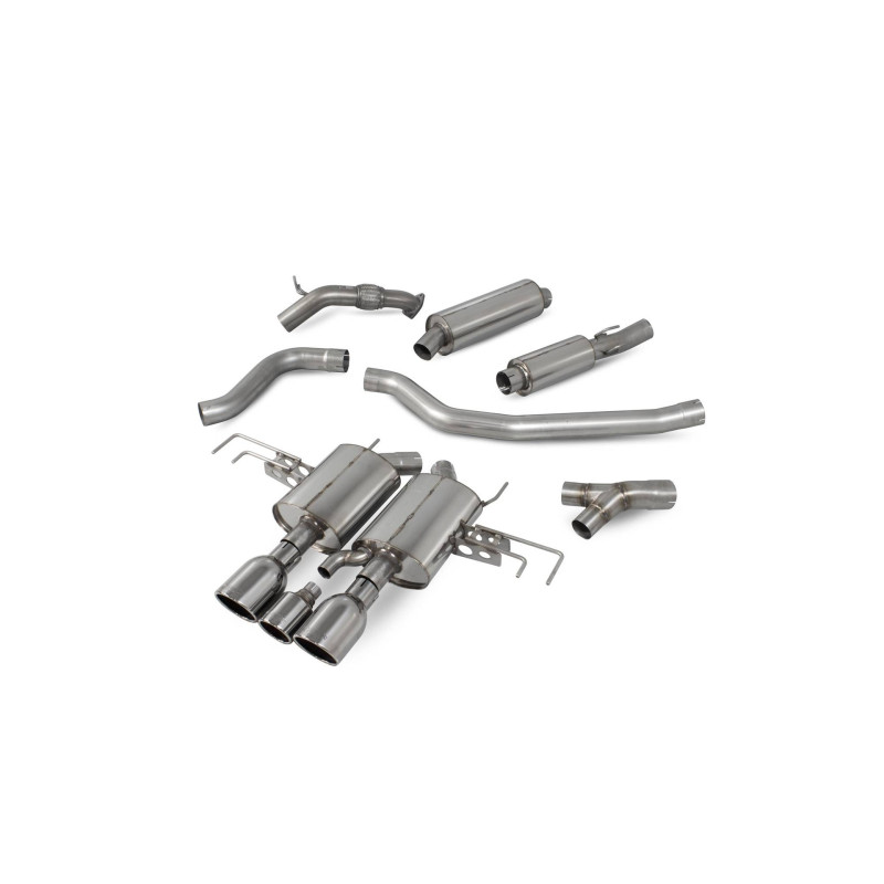 Escape cat-back sin silenciador intermedio Scorpion para Honda Civic Type R FK8