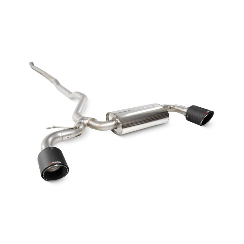 Escape cat-back sin silenciador intermedio Scorpion para Mini Clubman F54 (sin FAP)