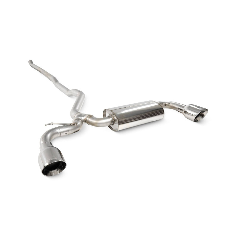 Cat-Back-Anlage ohne Mittelschalldämpfer Scorpion für Mini Clubman F54 (ohne DPF)