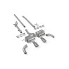 Cat-Back-Anlage ohne Mittelschalldämpfer Scorpion für Mini Countryman R60 / Paceman R61