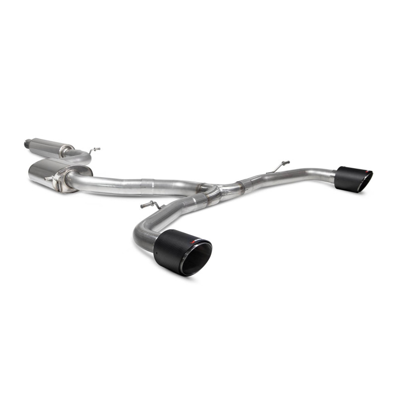 Scarico cat-back senza centrale Scorpion per Volkswagen Golf MK8 GTi