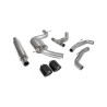 Scorpion Cat-Back Exhaust, No Resonator, Volkswagen Golf MK8 GTi
