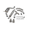 Cat-back exhaust without resonator Scorpion for Volkswagen Golf MK8 GTi Clubsport